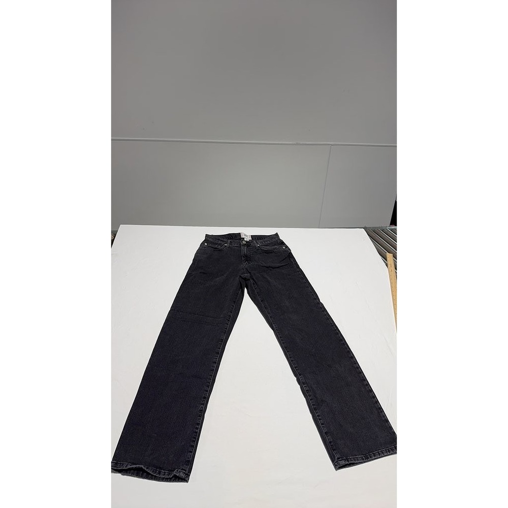 BDG Black Denim Straight-Leg Jeans Women Size 27 Casual Five-Pocket Pants